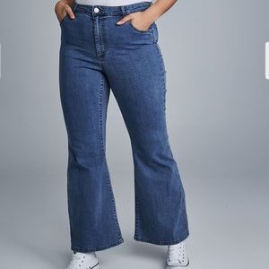 NWT Flare Denim Jeans- Curve fit